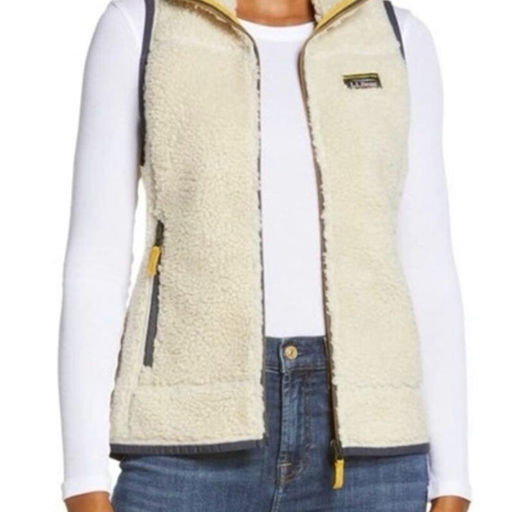 L.L. Bean Women's Mountain Pile Fleece Vest Size S